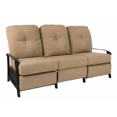 Woodard Cortland Cushion Recliner Sofa - Angled