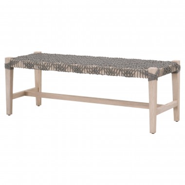 Essentials For Living Costa Outdoor Bench - Front Side Angle