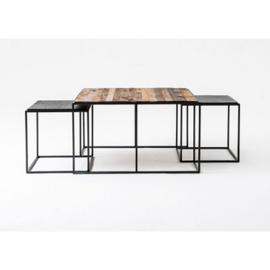 Nova Solo Rustika Nesting Coffee Table Set 