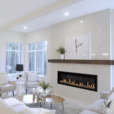 Modern Flames Modern Flames Orion Slim 52" / 60" / 76'' / 100'' Single-Sided HELIOVISION Virtual Electric Fireplace - OR52" / 60" / 76'' / 100'' -SLIM - Lifestyle