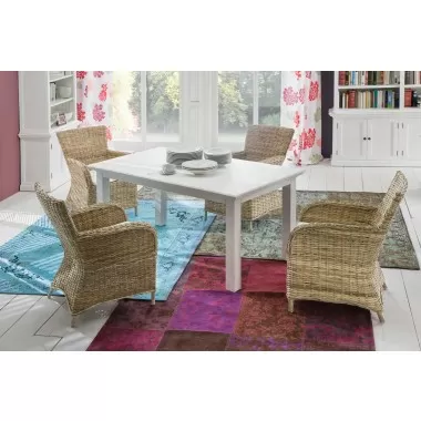 Nova Solo Wickerworks Rook Dining Chair - Lifestyle