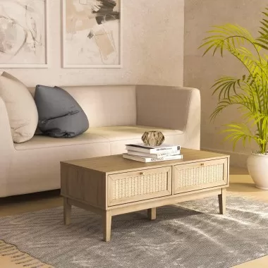 Anderson Teak Bodrum Coffee Table - Lifestyle