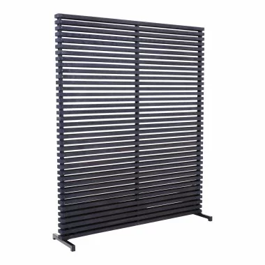 Moe's Home Collection Dallin Screen - Black - Front Side Angle