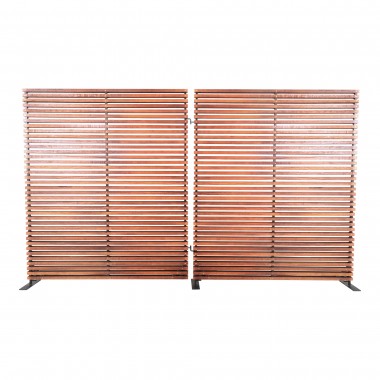 Moe's Home Collection Damani Screen - Brown - Front Angle