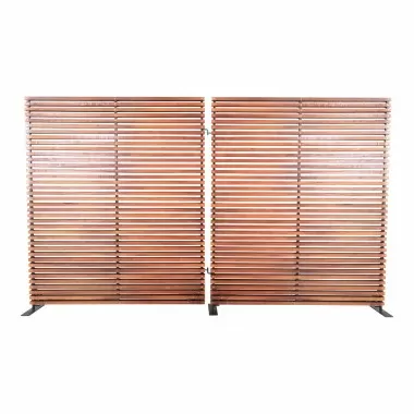 Moe's Home Collection Damani Screen - Brown - Front Angle