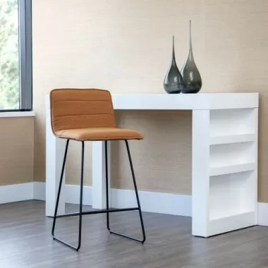 Sunpan Jovanah Counter Stool in Aosta Autumn - Set of Two - Lifestyle