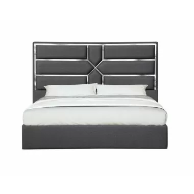 J&M Furniture Da Vinci Bedroom Collection Charcoal