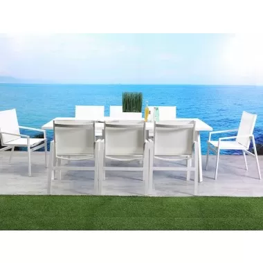 Whiteline Modern Living Rio Indoor / Outdoor Dining Armchair - Set of 4