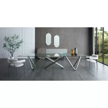 Ella Dining Armchair in Light Gray- Lifestyle 1