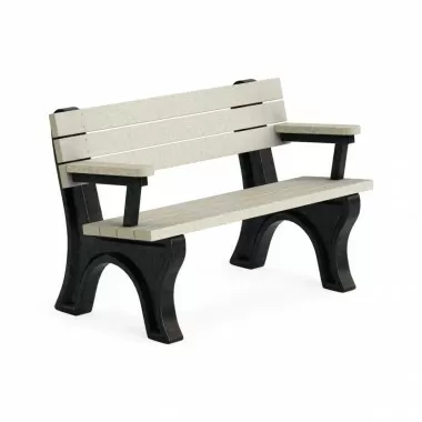 Polly Products Deluxe Backed Bench with arms