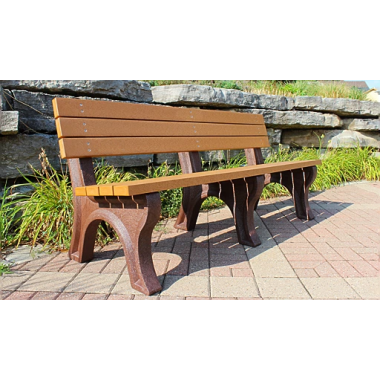 Polly Products Deluxe Backed Bench