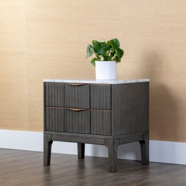 Sunpan Keldon Nighstand - Lifestyle