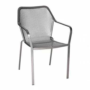 Woodard Et Cetera Delmar Stacking Arm Chair