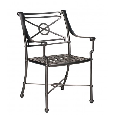Woodard Delphi Dining Armchair - Without Cushion
