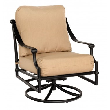 Woodard Delphi Swivel Rocking Lounge Chair - Angled