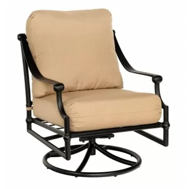 Woodard Delphi Swivel Rocking Lounge Chair - Angled