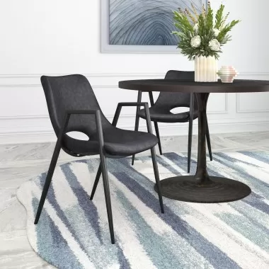 Desi Dining Chair Black- Lifestyle 1