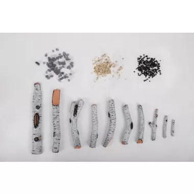 10 Piece Birch Log set