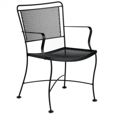 Woodard Constantine Dining Arm Chair with Optional Cushion