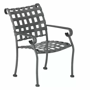 Woodard Et Cetera Ramsgate Dining Arm Chair with Optional Seat Cushion