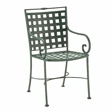 Woodard Sheffield Dining Armchair - Angled