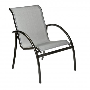Woodard Tribeca Dining Armchair - Angled