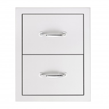  Summerset Grills 17" Double Drawer - Front