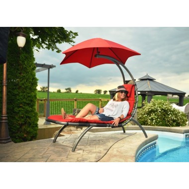 The Original Dream Lounger - Cherry Red - Life
