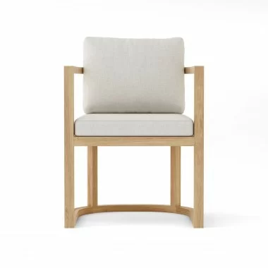 Anderson Teak Junus Dining Armchair Front