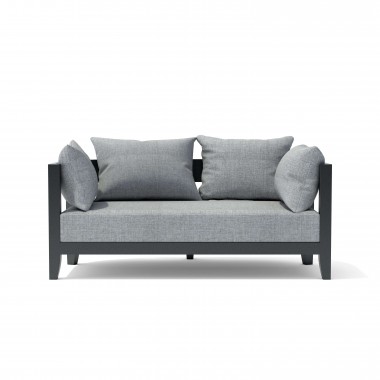 Anderson Teak Coronado Deep Seating Aluminum Loveseat