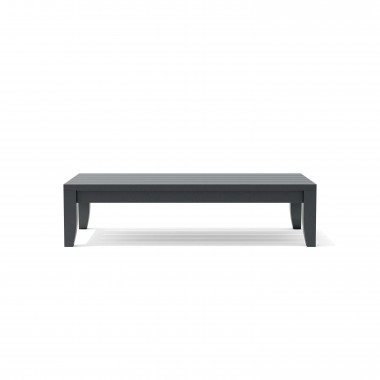 Anderson Teak Coronado Aluminum Rectangular Coffee Table front