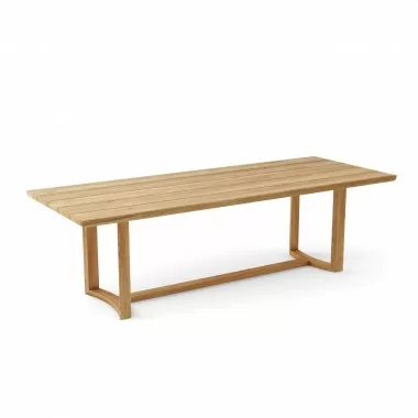 Anderson Teak Catania Dining Table Front Angle