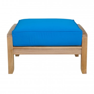 Anderson Teak Natsepa Ottoman Blue