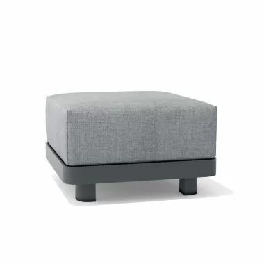 Anderson Teak Granada Deep Seating Aluminum Ottoman