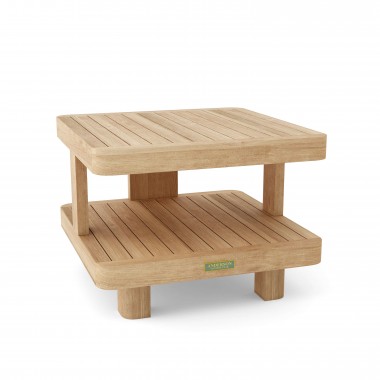 Anderson Teak Granada Side Table - Angled