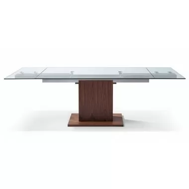 Pilastro Extendable Dining Table - Front Extended