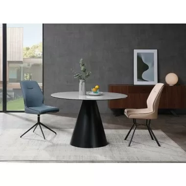 Whiteline Modern Living Sun Dining Table - Lifestyle
