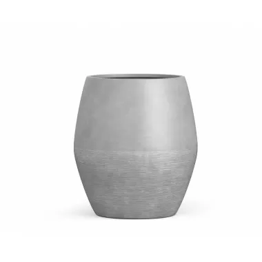 Azzurro Living Durban 24" Pot In Asteroid Concrete 