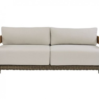 Sunpan Potenza Sofa - Palazzo Cream - Front Angle