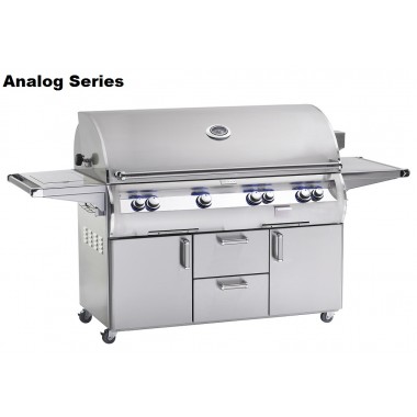 Fire Magic Echelon Diamond Cabinet Grill W/Flush Mounted Single Burner