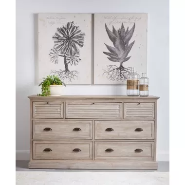 Essentials For Living Eden 7-Drawer Media Dresser - Lifestyle