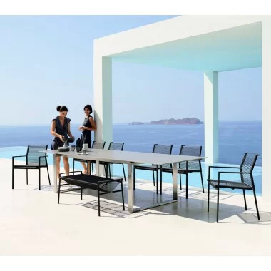 Cane-Line Edge Armchair, Stackable Outdoor View