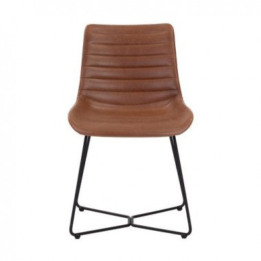 Sunpan Gracen Dining Chair in Hazelnut - Front Angle