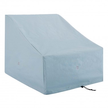 Modway Conway Outdoor Patio Furniture Cover - Gray - Front Side Angle