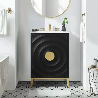 Modway Beau 24" Bathroom Vanity Cabinet (Sink Basin Not Included)