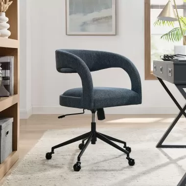 Modway Pinnacle Upholstered Office Chair Blue