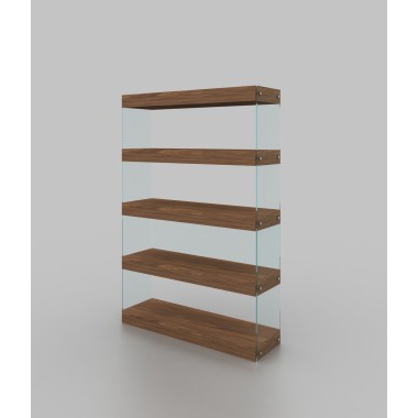 J&M Furniture CE Curio-Walnut