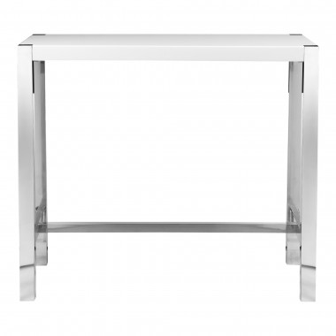 Moe's Home Collection Riva Bar Table - White - Front Angle