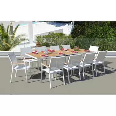 Bellini Home and Garden Essence 11 pc Dining Set - Lifestyle