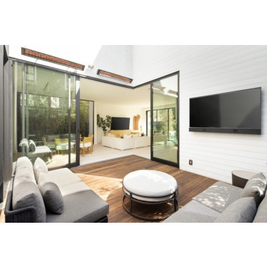 Infratech C- Series 304 Stainless Steel Patio Heater in 2500W / 3000 / 4000W - Lifestyle